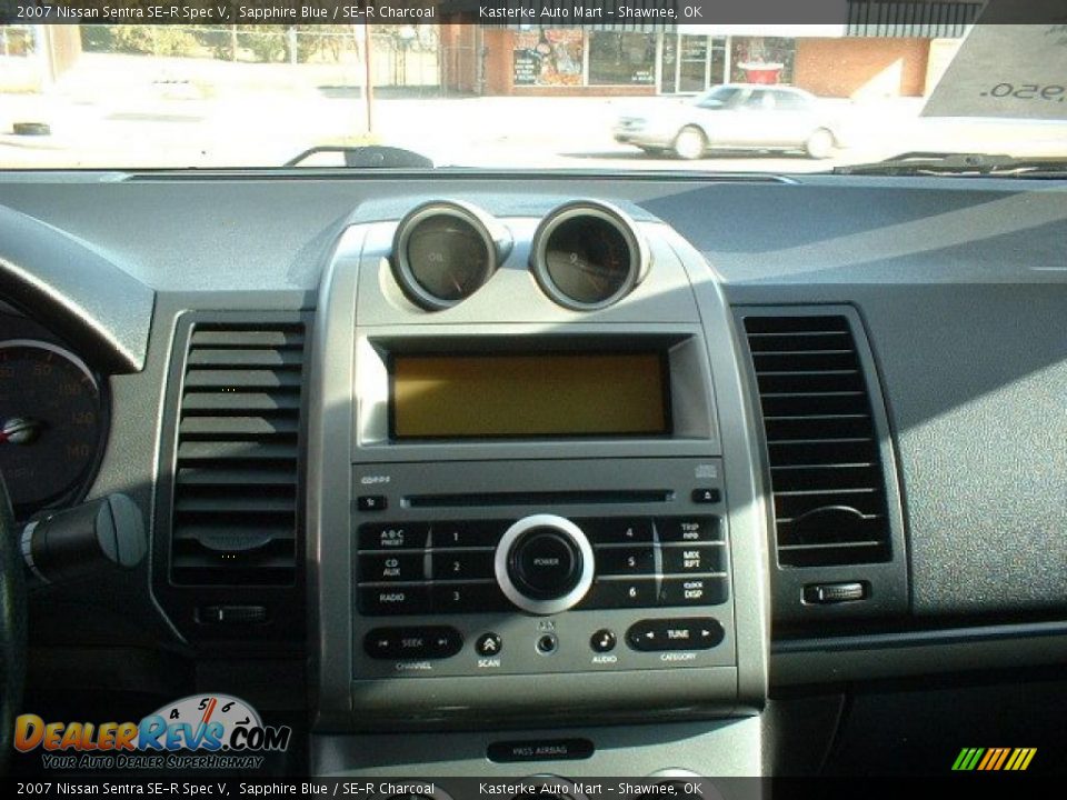 2007 Nissan Sentra SE-R Spec V Sapphire Blue / SE-R Charcoal Photo #11