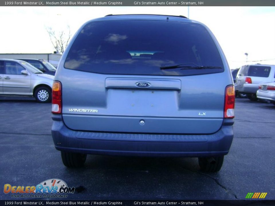 1999 Ford Windstar LX Medium Steel Blue Metallic / Medium Graphite Photo #6