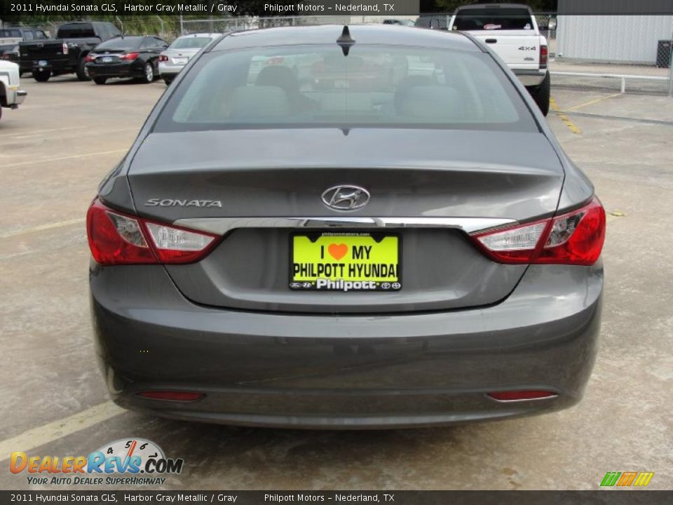 2011 Hyundai Sonata GLS Harbor Gray Metallic / Gray Photo #4