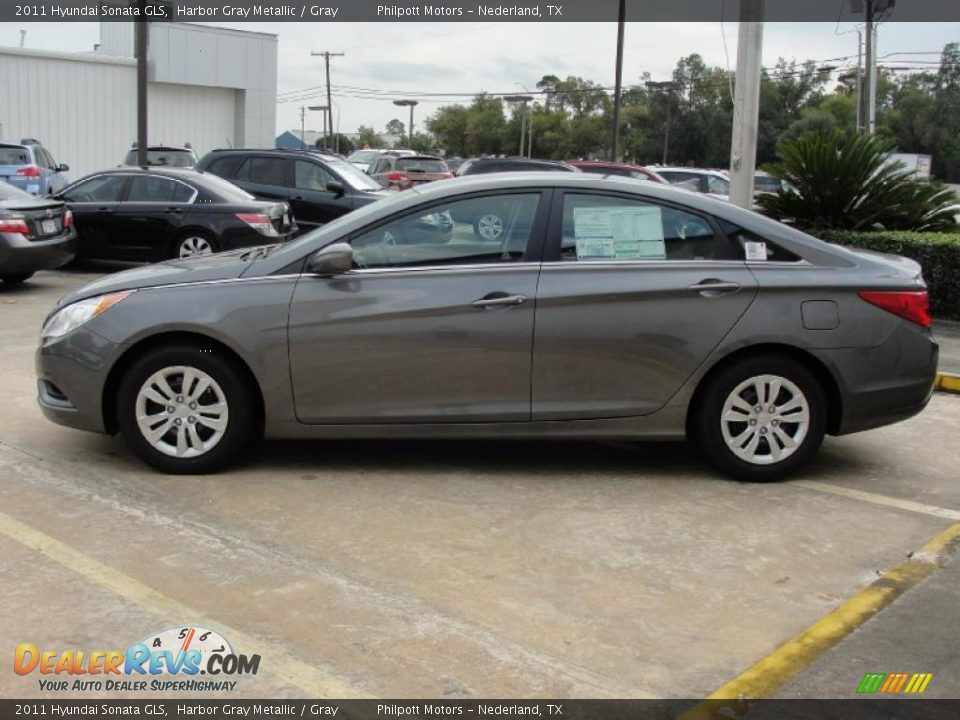 2011 Hyundai Sonata GLS Harbor Gray Metallic / Gray Photo #6