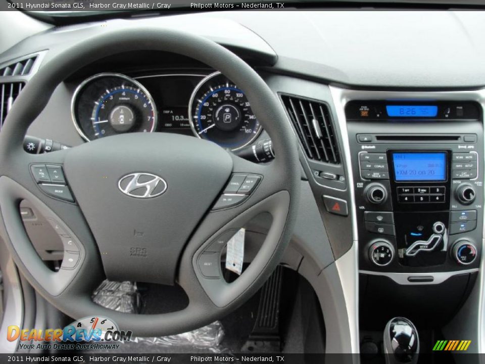 2011 Hyundai Sonata GLS Harbor Gray Metallic / Gray Photo #21