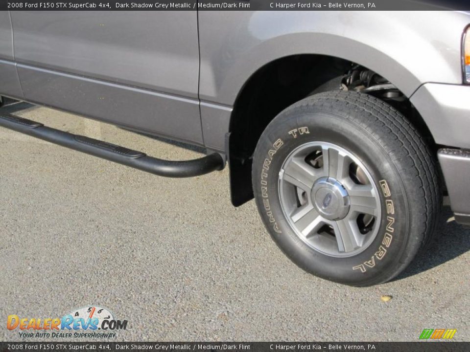 2008 Ford F150 STX SuperCab 4x4 Dark Shadow Grey Metallic / Medium/Dark Flint Photo #3
