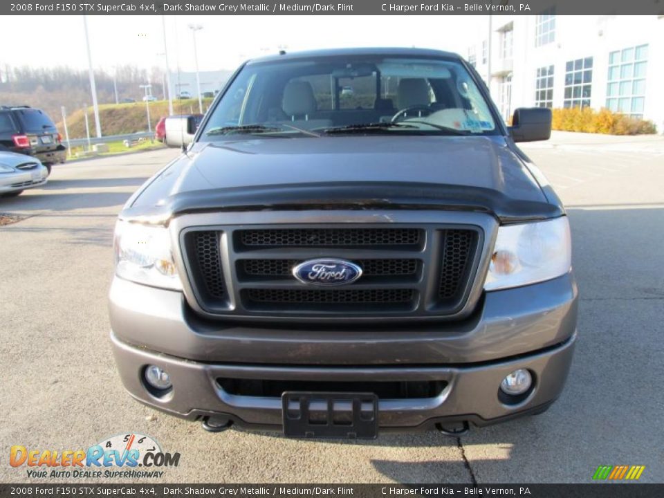 2008 Ford F150 STX SuperCab 4x4 Dark Shadow Grey Metallic / Medium/Dark Flint Photo #4