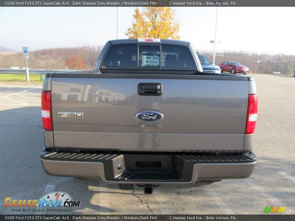 2008 Ford F150 STX SuperCab 4x4 Dark Shadow Grey Metallic / Medium/Dark Flint Photo #8