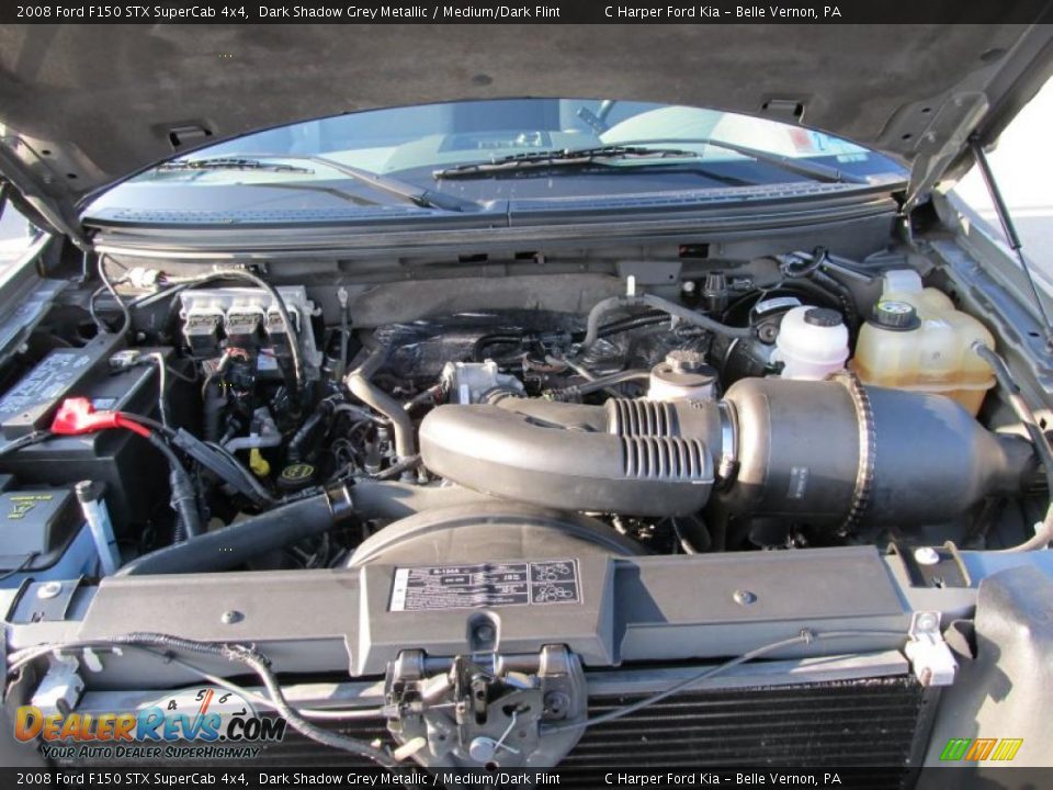 2008 Ford F150 STX SuperCab 4x4 Dark Shadow Grey Metallic / Medium/Dark Flint Photo #11