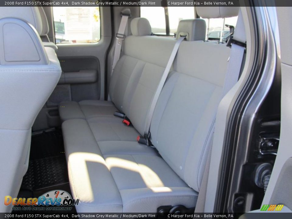 2008 Ford F150 STX SuperCab 4x4 Dark Shadow Grey Metallic / Medium/Dark Flint Photo #16