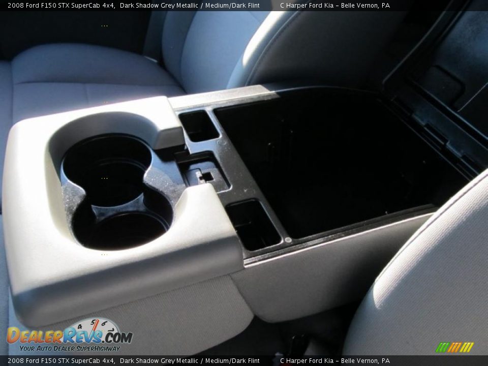 2008 Ford F150 STX SuperCab 4x4 Dark Shadow Grey Metallic / Medium/Dark Flint Photo #19