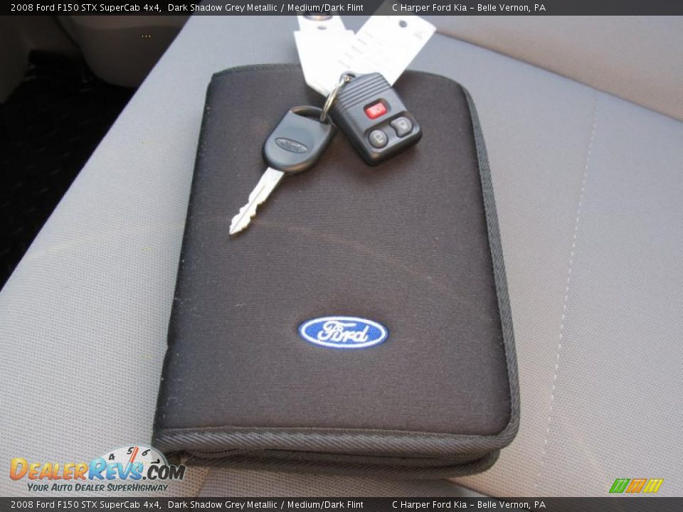 2008 Ford F150 STX SuperCab 4x4 Dark Shadow Grey Metallic / Medium/Dark Flint Photo #22