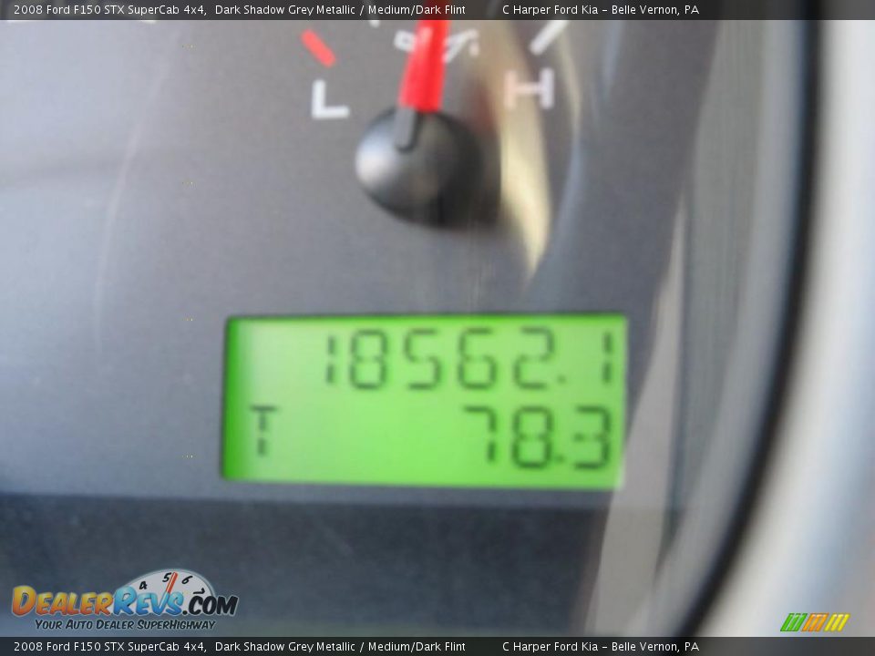 2008 Ford F150 STX SuperCab 4x4 Dark Shadow Grey Metallic / Medium/Dark Flint Photo #25
