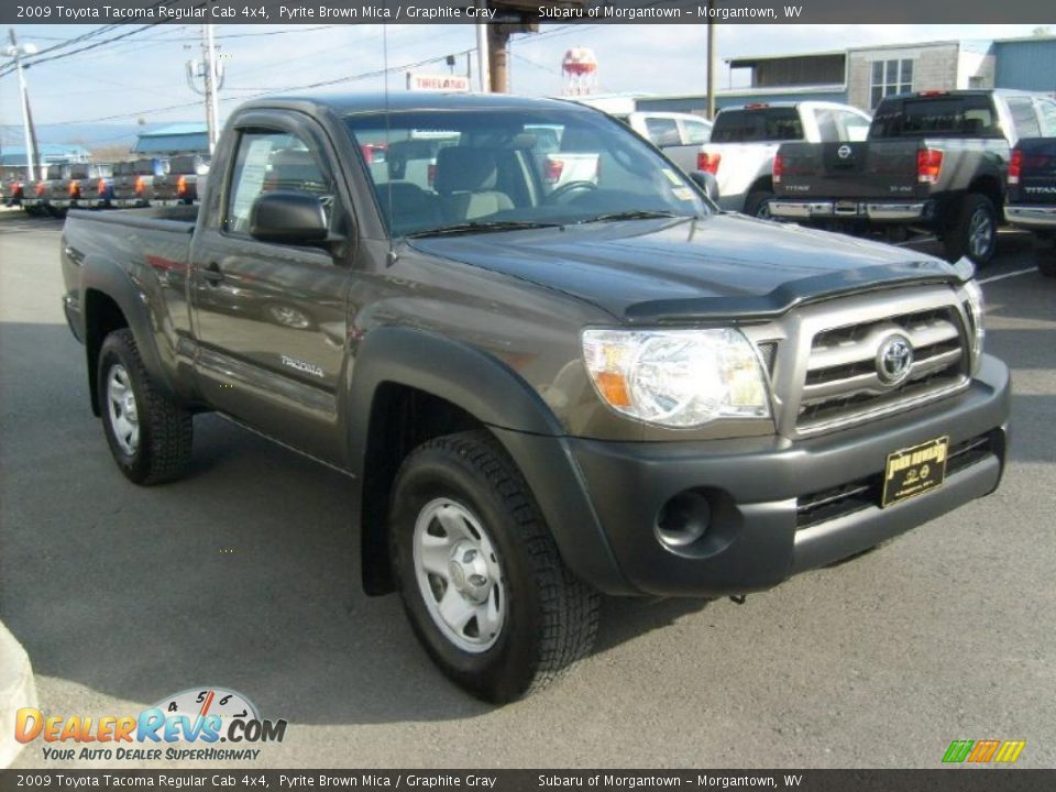 2009 Toyota Tacoma Regular Cab 4x4 Pyrite Brown Mica / Graphite Gray Photo #10