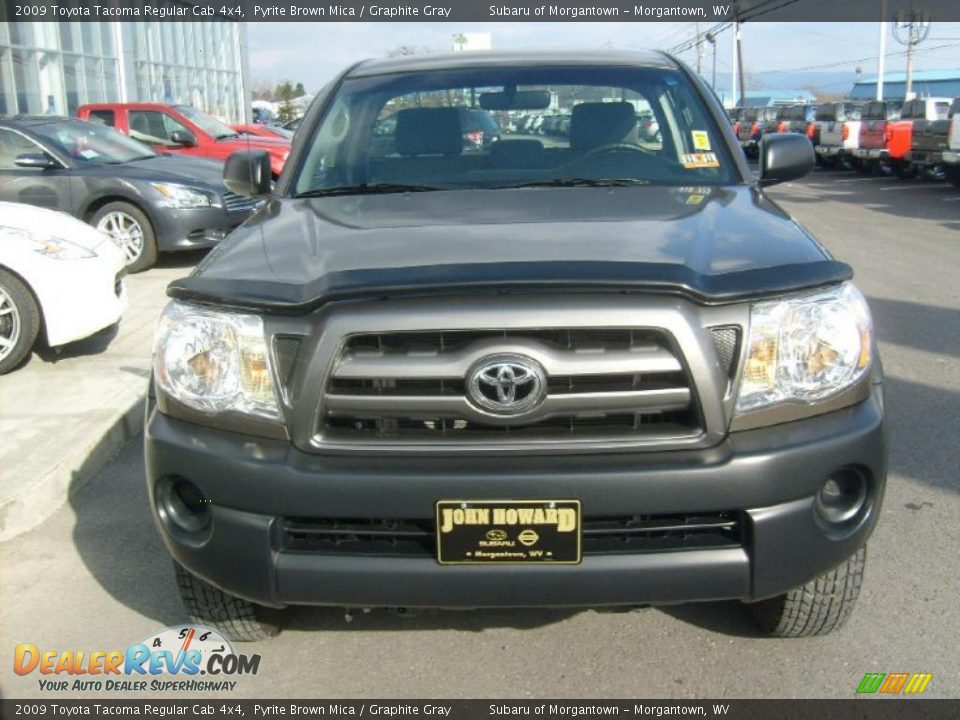 2009 Toyota Tacoma Regular Cab 4x4 Pyrite Brown Mica / Graphite Gray Photo #11