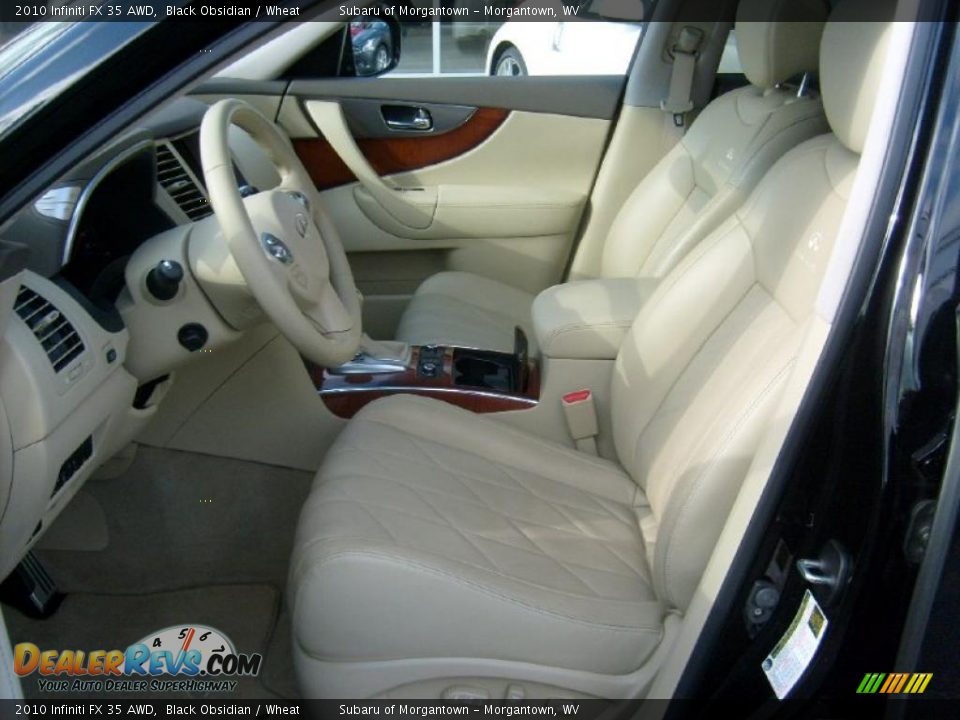 Wheat Interior - 2010 Infiniti FX 35 AWD Photo #3