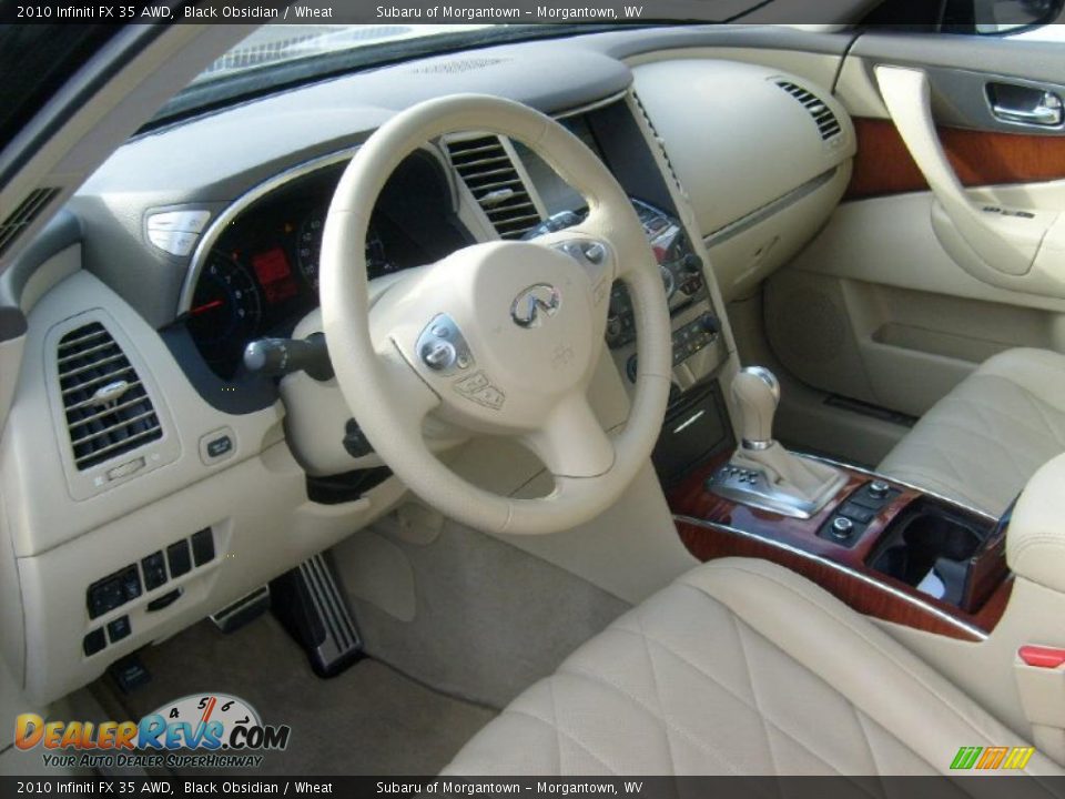 Wheat Interior - 2010 Infiniti FX 35 AWD Photo #13