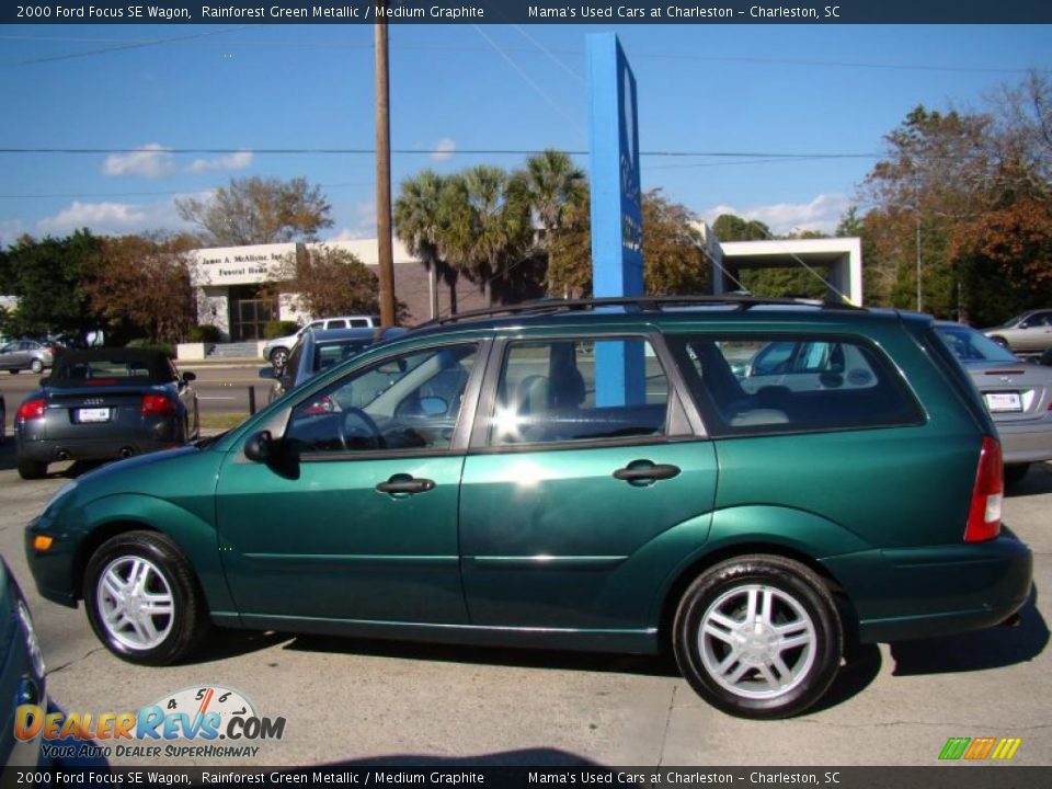 Rainforest Green Metallic 2000 Ford Focus SE Wagon Photo #5