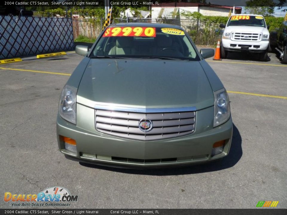 2004 Cadillac CTS Sedan Silver Green / Light Neutral Photo #2