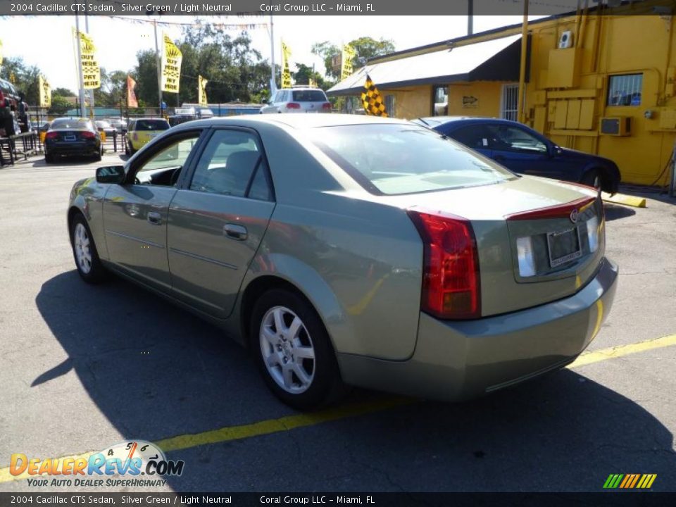 2004 Cadillac CTS Sedan Silver Green / Light Neutral Photo #4