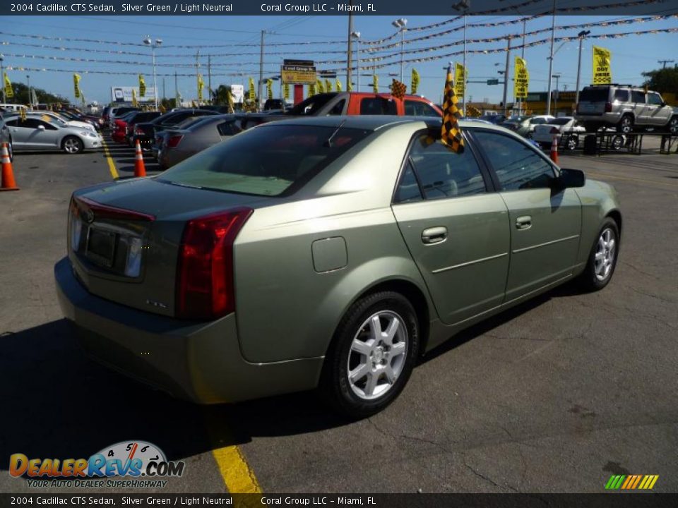 2004 Cadillac CTS Sedan Silver Green / Light Neutral Photo #6