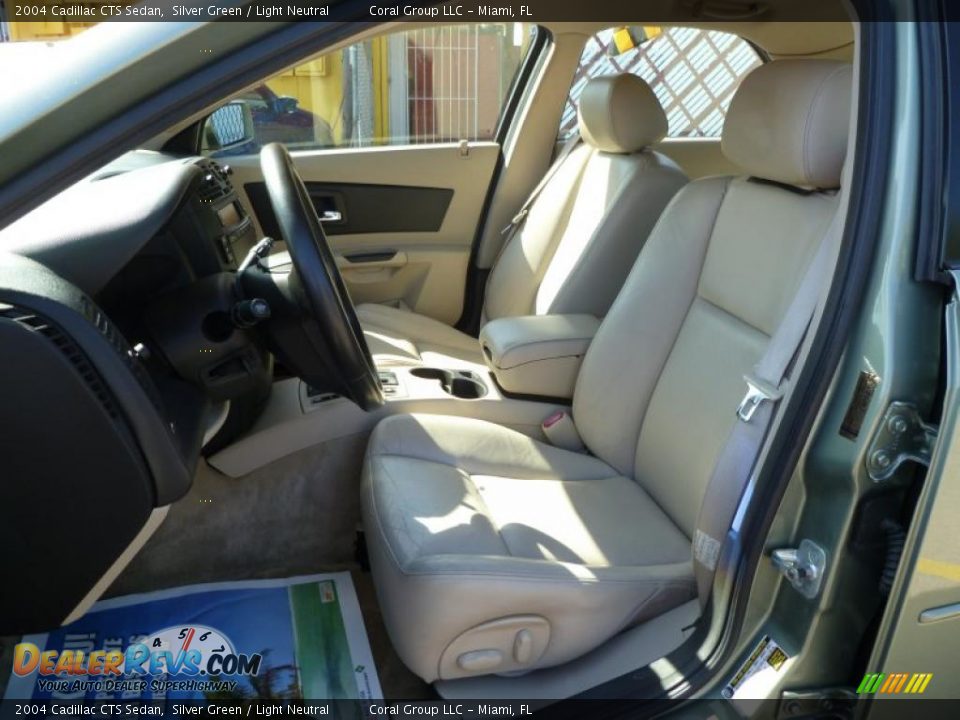 2004 Cadillac CTS Sedan Silver Green / Light Neutral Photo #8