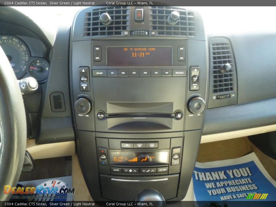 2004 Cadillac CTS Sedan Silver Green / Light Neutral Photo #12