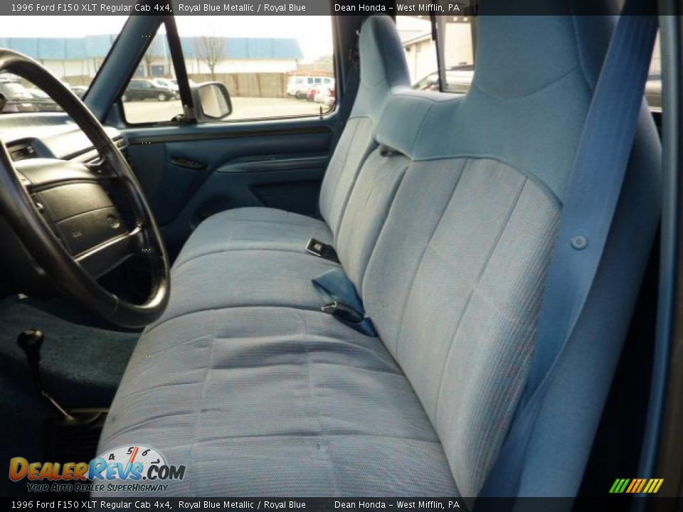 Blue Interior 1996 Ford F150 Xlt Regular Cab 4x4 Photo 8