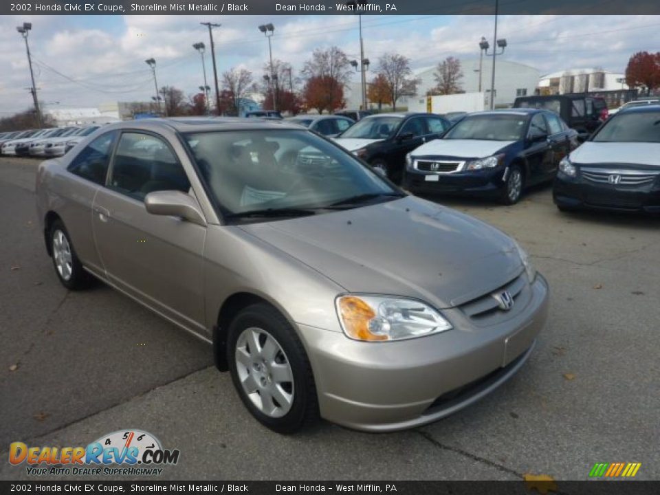 Front 3/4 View of 2002 Honda Civic EX Coupe Photo #5