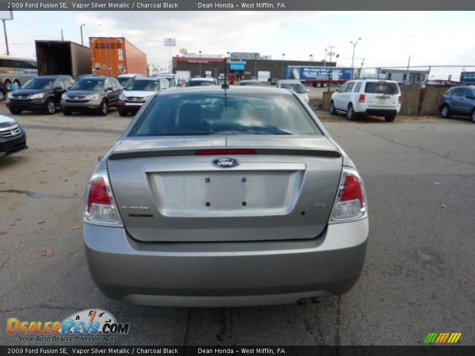 2009 Ford Fusion SE Vapor Silver Metallic / Charcoal Black Photo #3