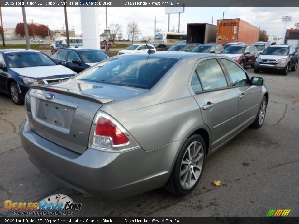 2009 Ford Fusion SE Vapor Silver Metallic / Charcoal Black Photo #4