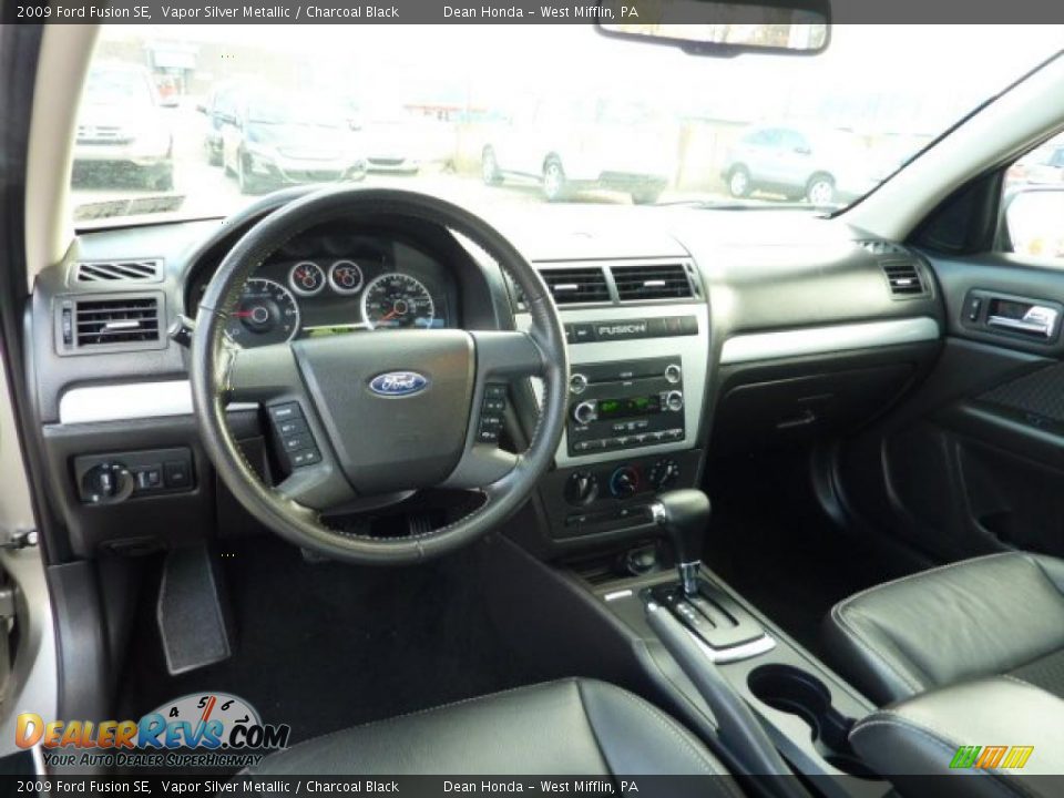 2009 Ford Fusion SE Vapor Silver Metallic / Charcoal Black Photo #10