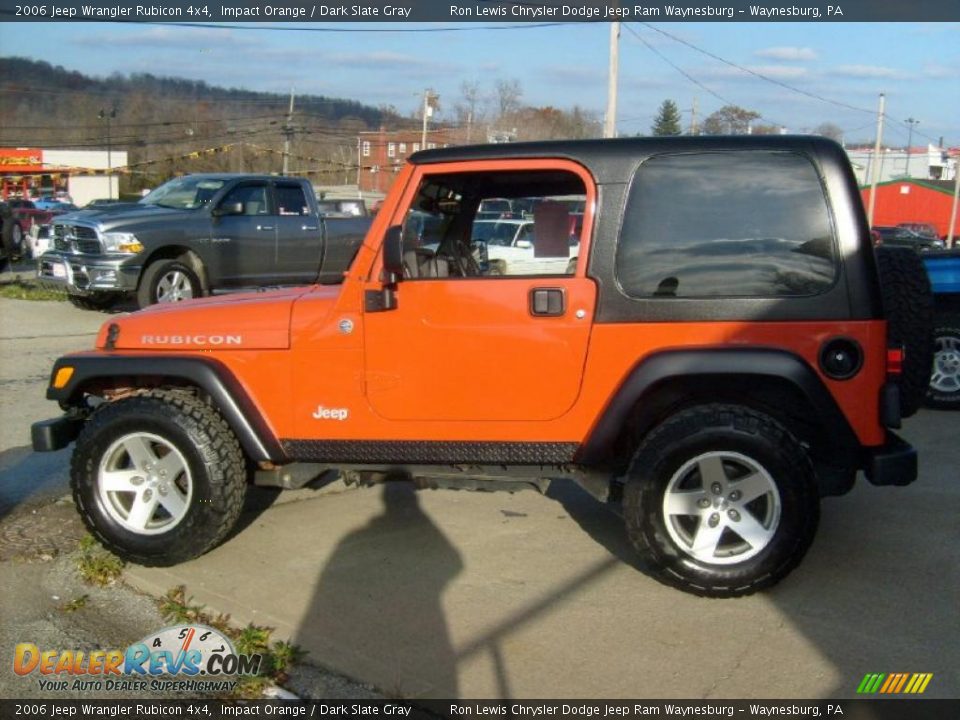 Impact Orange 2006 Jeep Wrangler Rubicon 4x4 Photo #4