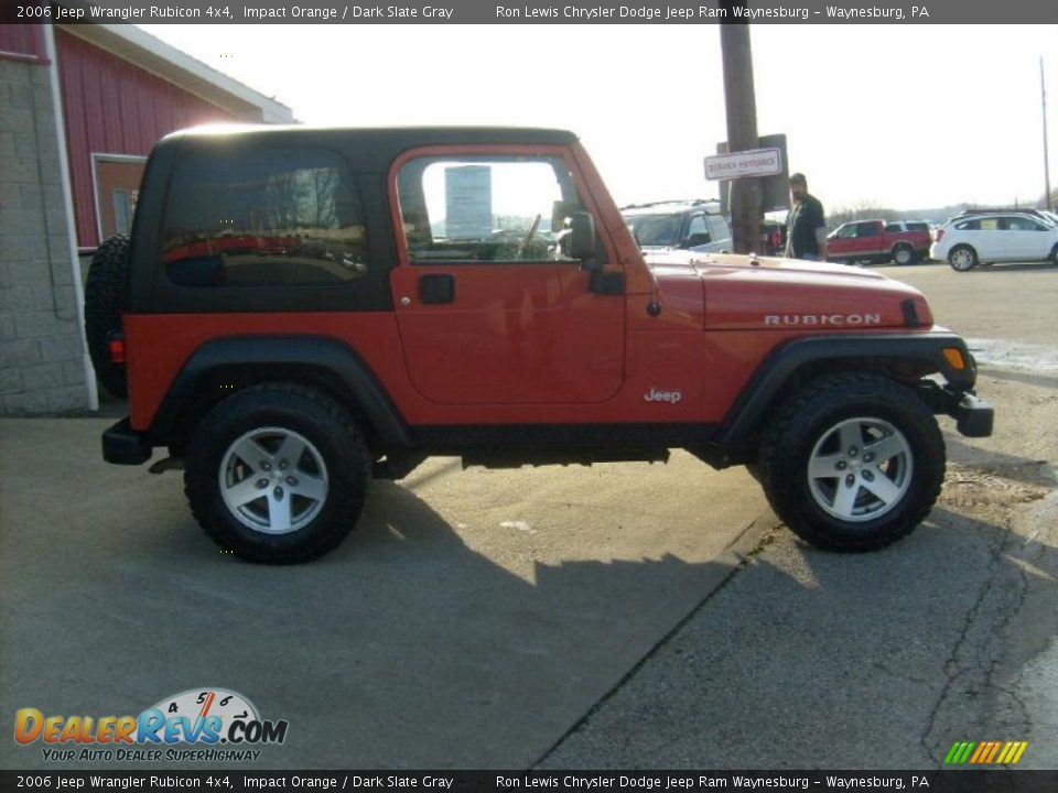 Impact Orange 2006 Jeep Wrangler Rubicon 4x4 Photo #8