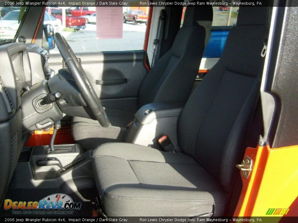 Dark Slate Gray Interior - 2006 Jeep Wrangler Rubicon 4x4 Photo #10