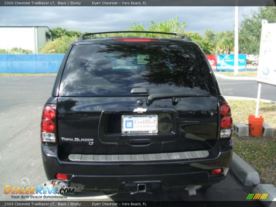 2009 Chevrolet TrailBlazer LT Black / Ebony Photo #5