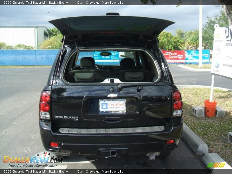 2009 Chevrolet TrailBlazer LT Black / Ebony Photo #7