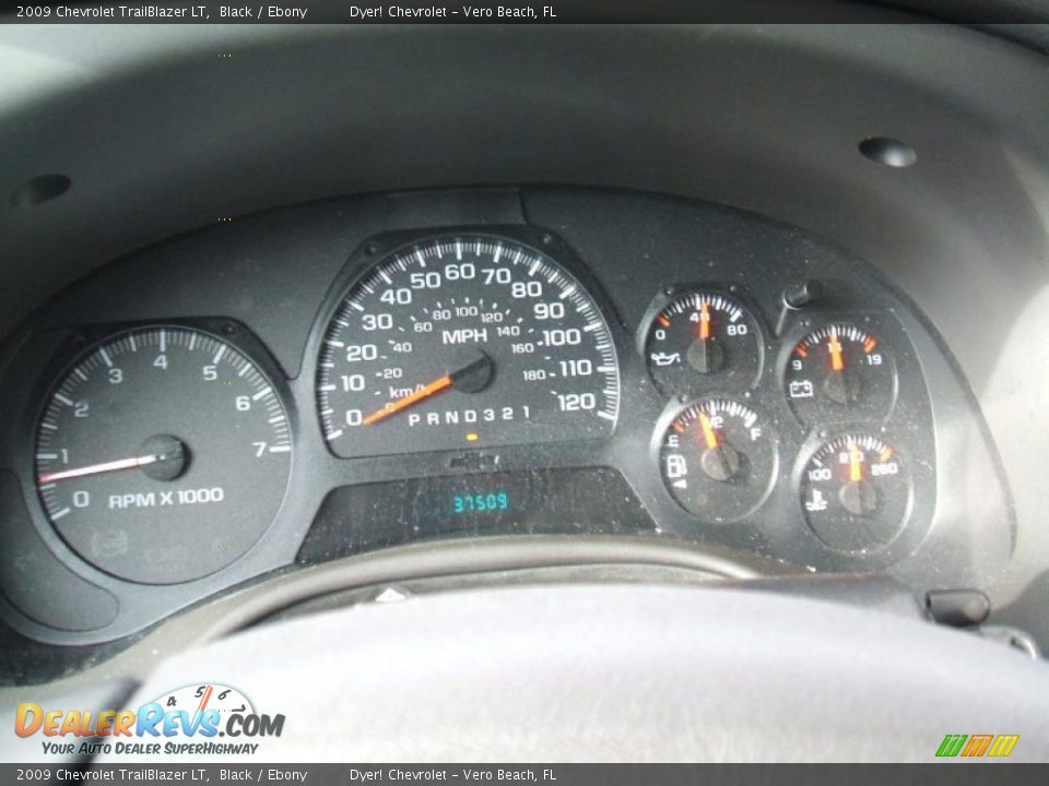 2009 Chevrolet TrailBlazer LT Black / Ebony Photo #19