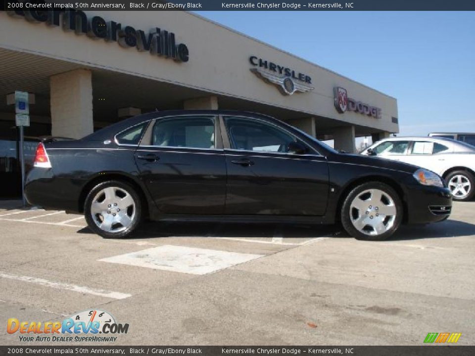 2008 Chevrolet Impala 50th Anniversary Black / Gray/Ebony Black Photo #2