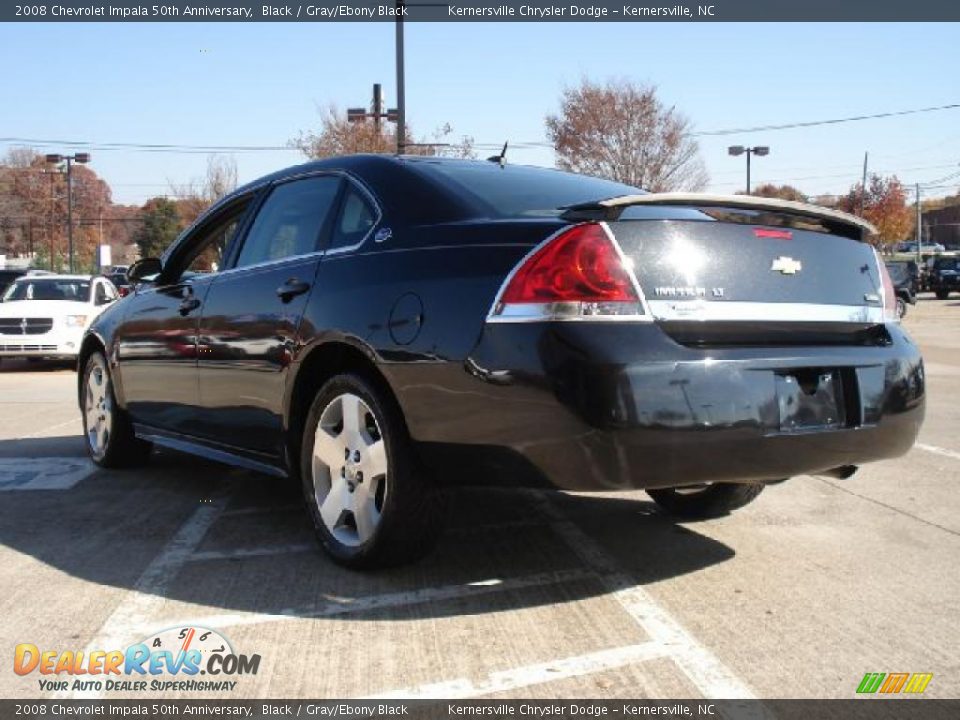 2008 Chevrolet Impala 50th Anniversary Black / Gray/Ebony Black Photo #5