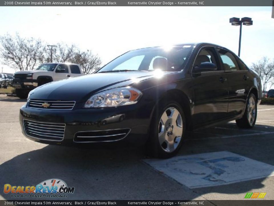 2008 Chevrolet Impala 50th Anniversary Black / Gray/Ebony Black Photo #7