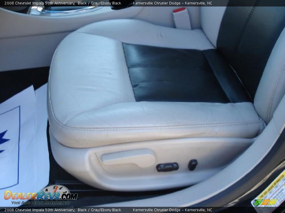 2008 Chevrolet Impala 50th Anniversary Black / Gray/Ebony Black Photo #11