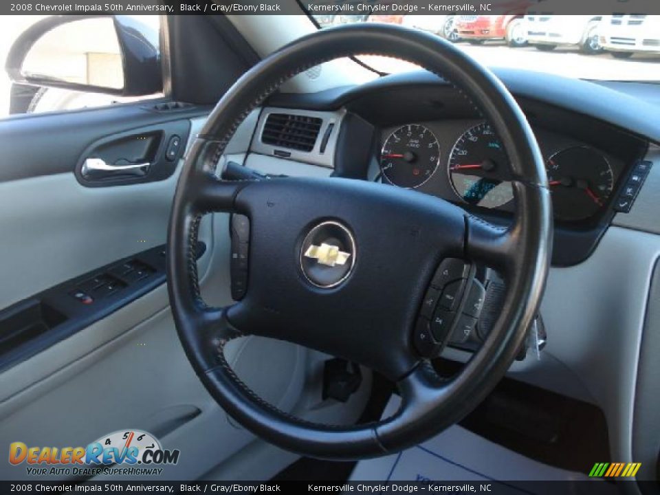 Gray/Ebony Black Interior - 2008 Chevrolet Impala 50th Anniversary Photo #25