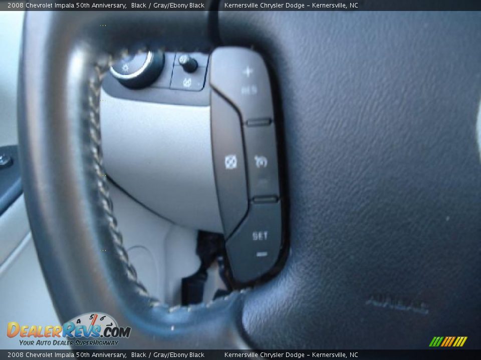 2008 Chevrolet Impala 50th Anniversary Black / Gray/Ebony Black Photo #26