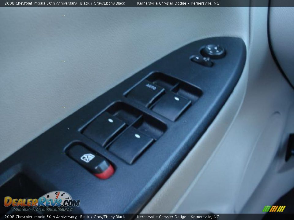 2008 Chevrolet Impala 50th Anniversary Black / Gray/Ebony Black Photo #28
