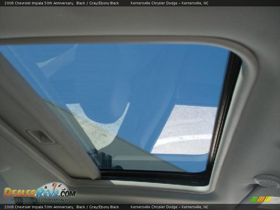 2008 Chevrolet Impala 50th Anniversary Black / Gray/Ebony Black Photo #29