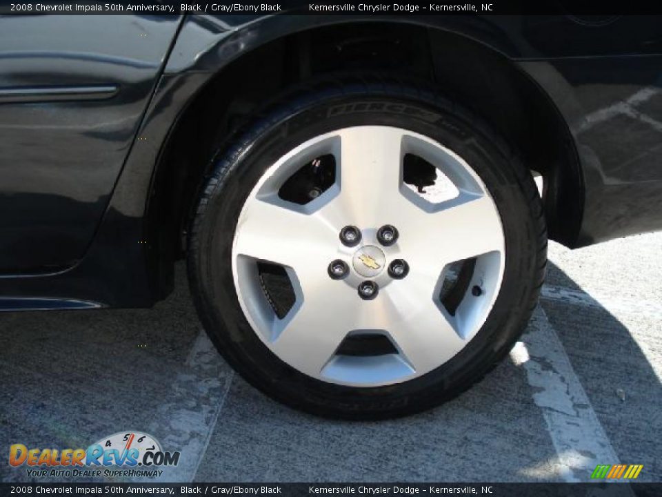 2008 Chevrolet Impala 50th Anniversary Black / Gray/Ebony Black Photo #31