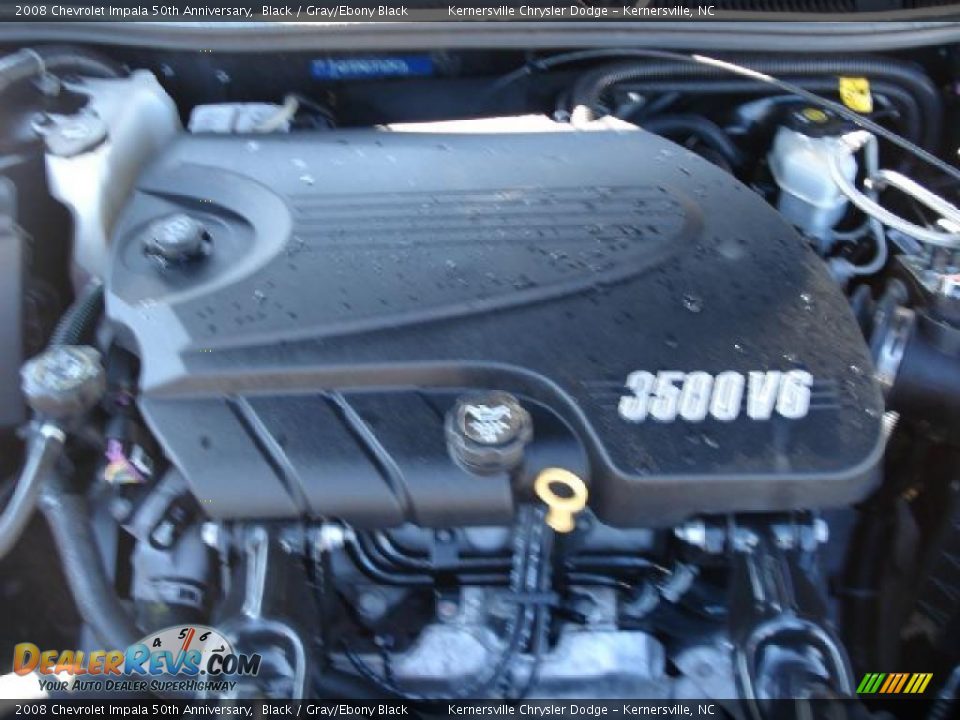 2008 Chevrolet Impala 50th Anniversary Black / Gray/Ebony Black Photo #33