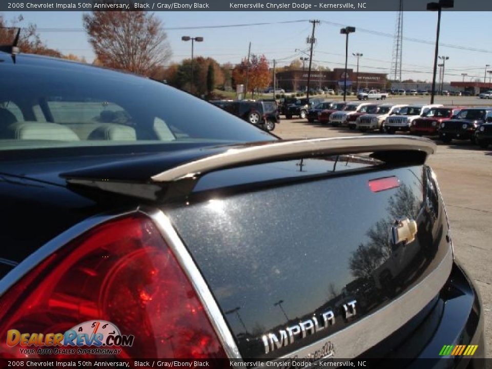 2008 Chevrolet Impala 50th Anniversary Black / Gray/Ebony Black Photo #36