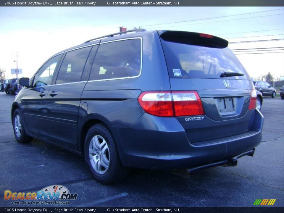 2006 Honda Odyssey EX-L Sage Brush Pearl / Ivory Photo #5