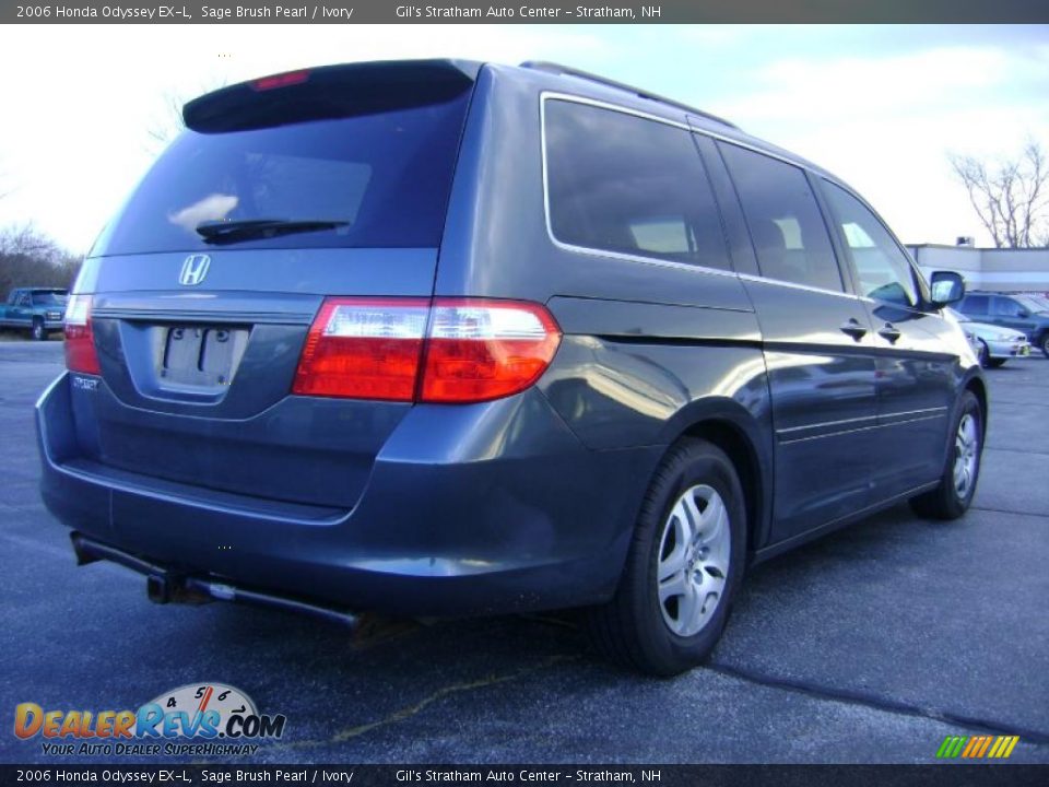 2006 Honda Odyssey EX-L Sage Brush Pearl / Ivory Photo #7