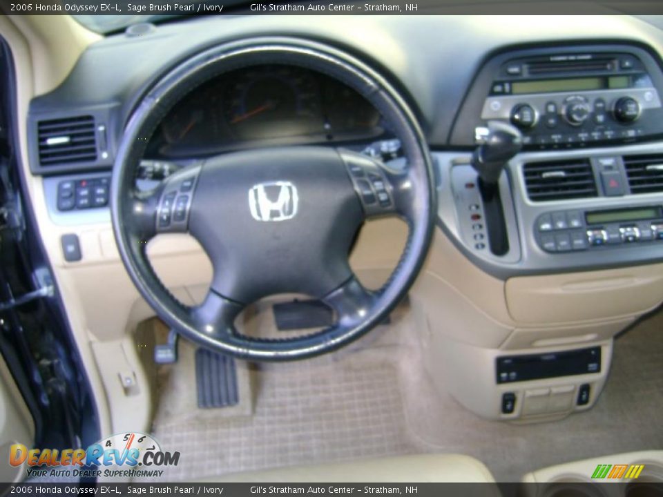 2006 Honda Odyssey EX-L Sage Brush Pearl / Ivory Photo #14