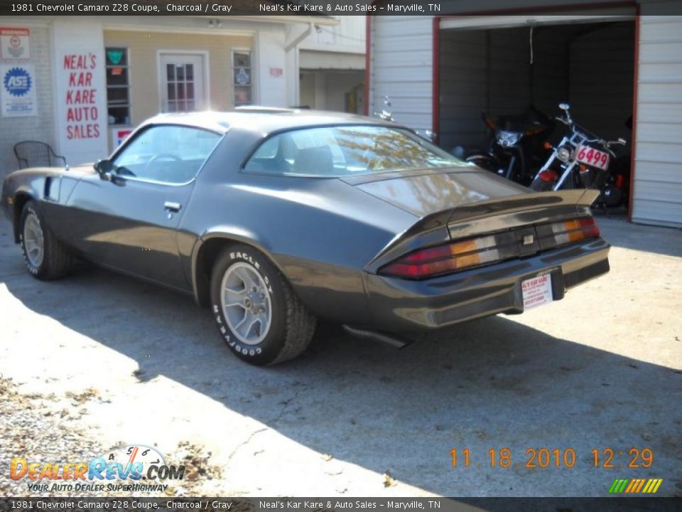 1981 Chevrolet Camaro Z28 Coupe Charcoal / Gray Photo #16