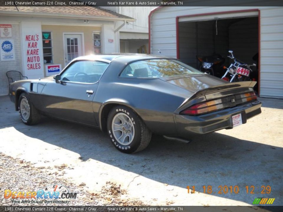 1981 Chevrolet Camaro Z28 Coupe Charcoal / Gray Photo #17